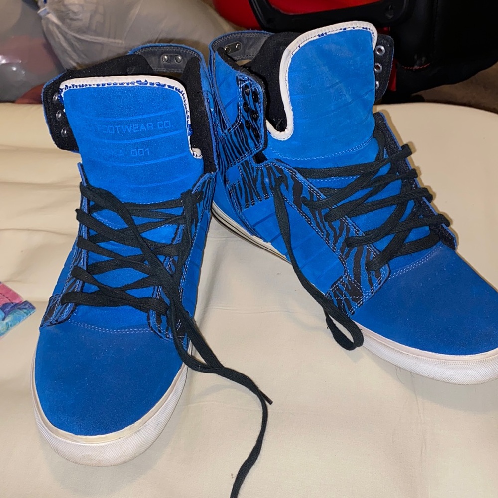 Supra skytop blue tiger